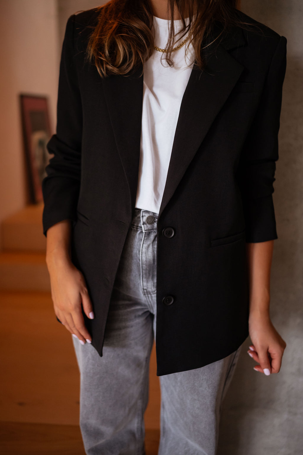 Blazer Geva - noir