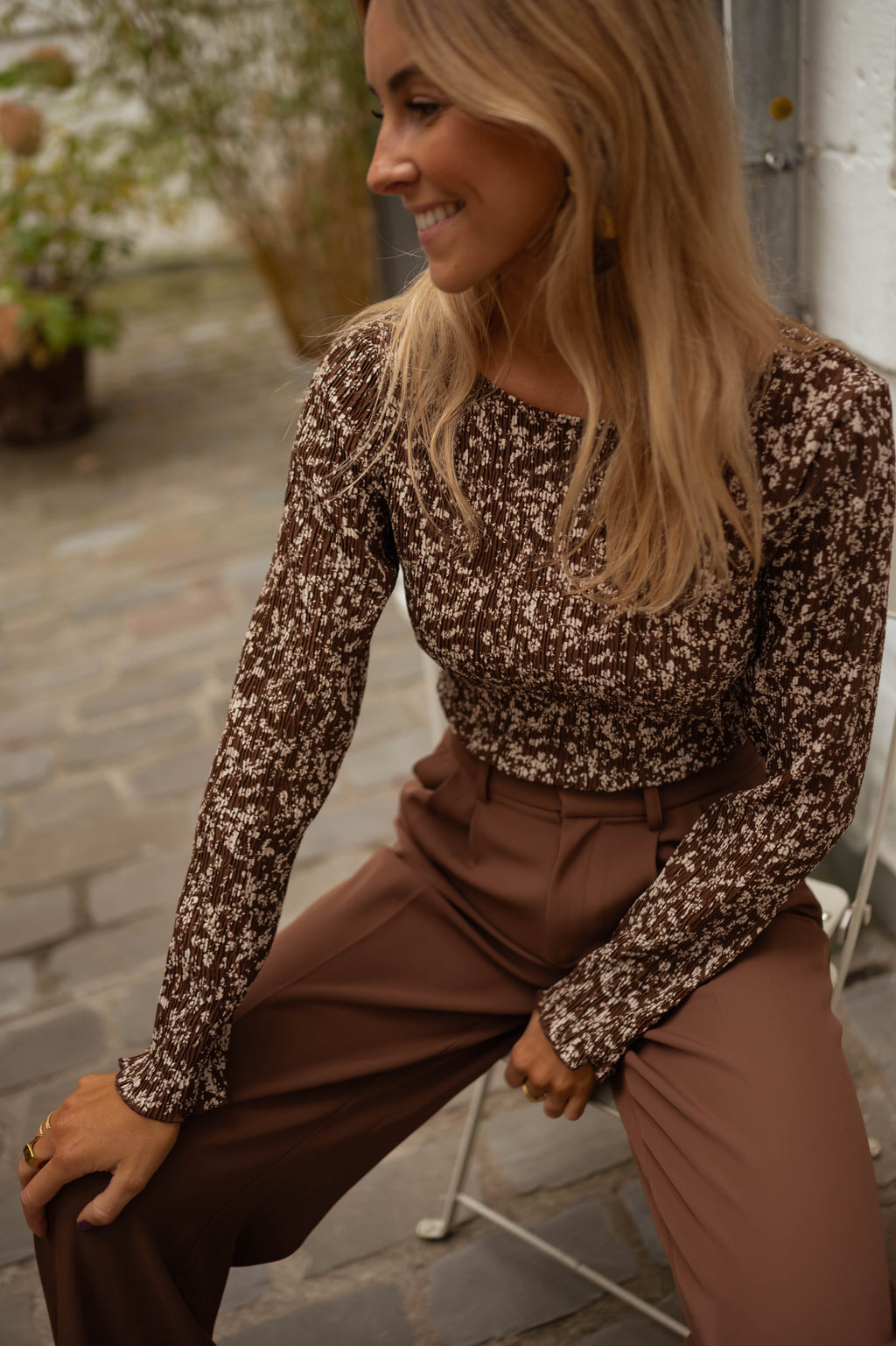 Blouse Mayara - chocolat