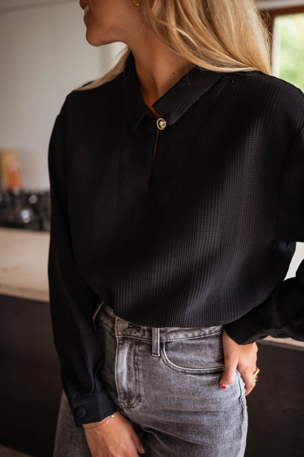 Blouse Tully - noire