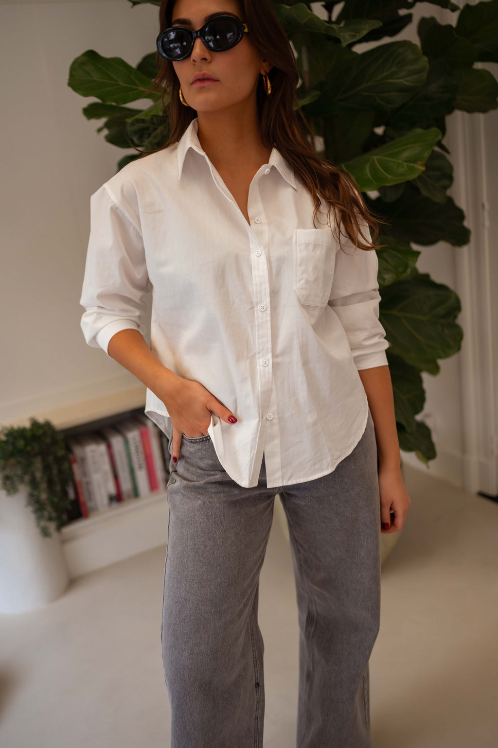 Chemise April - blanche