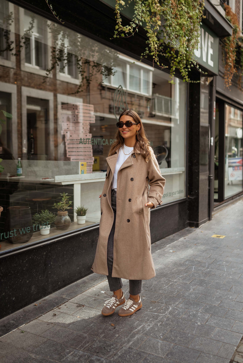 Manteau Jannah - taupe