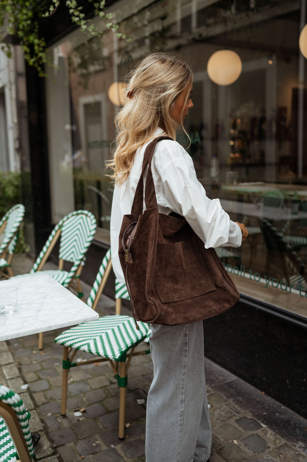 Pascal bag - brown suede