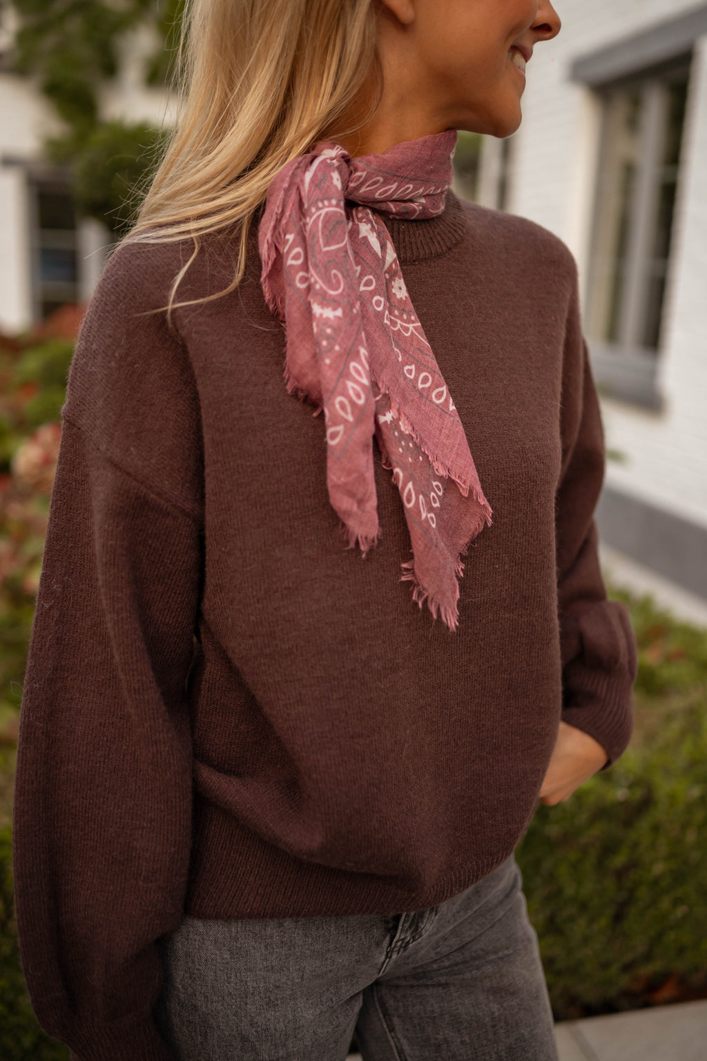 Clélia scarf - burgundy