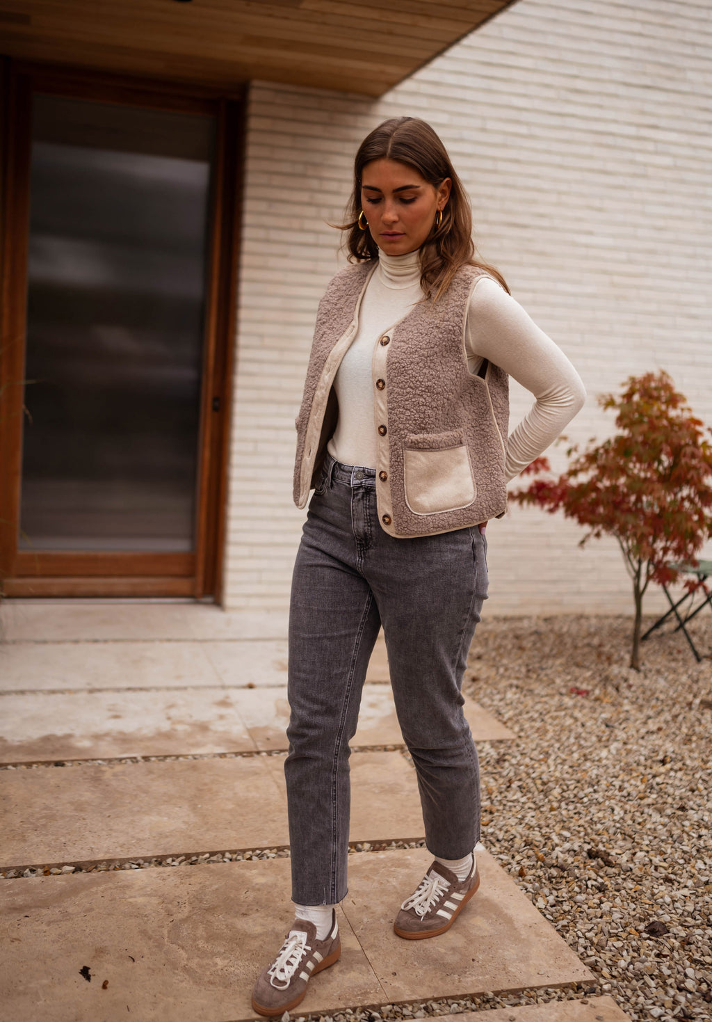 Ghislain cardigan - taupe