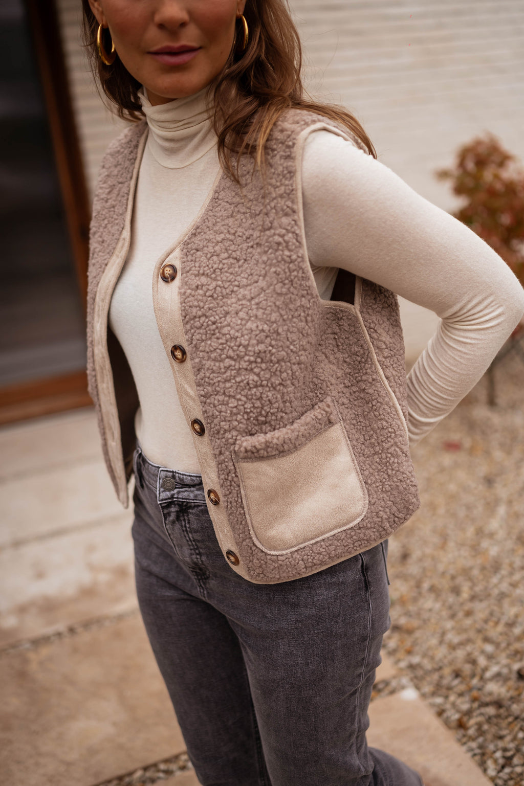 Ghislain cardigan - taupe