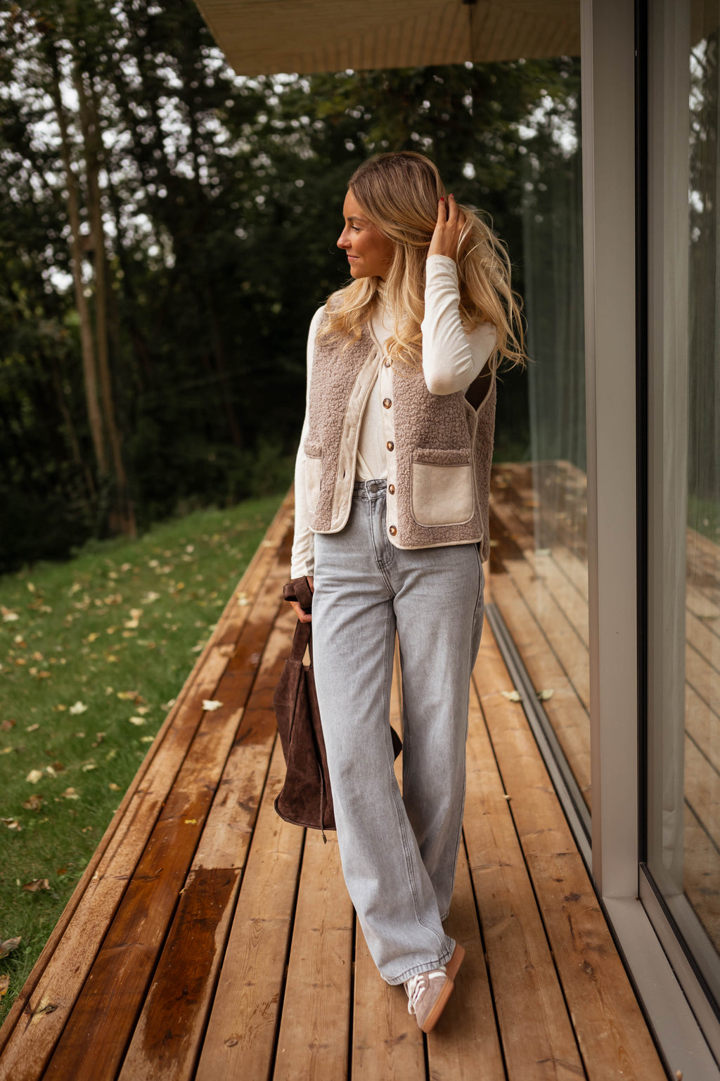 Ghislain cardigan - taupe