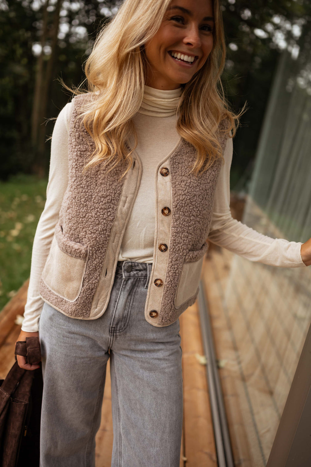 Ghislain cardigan - taupe