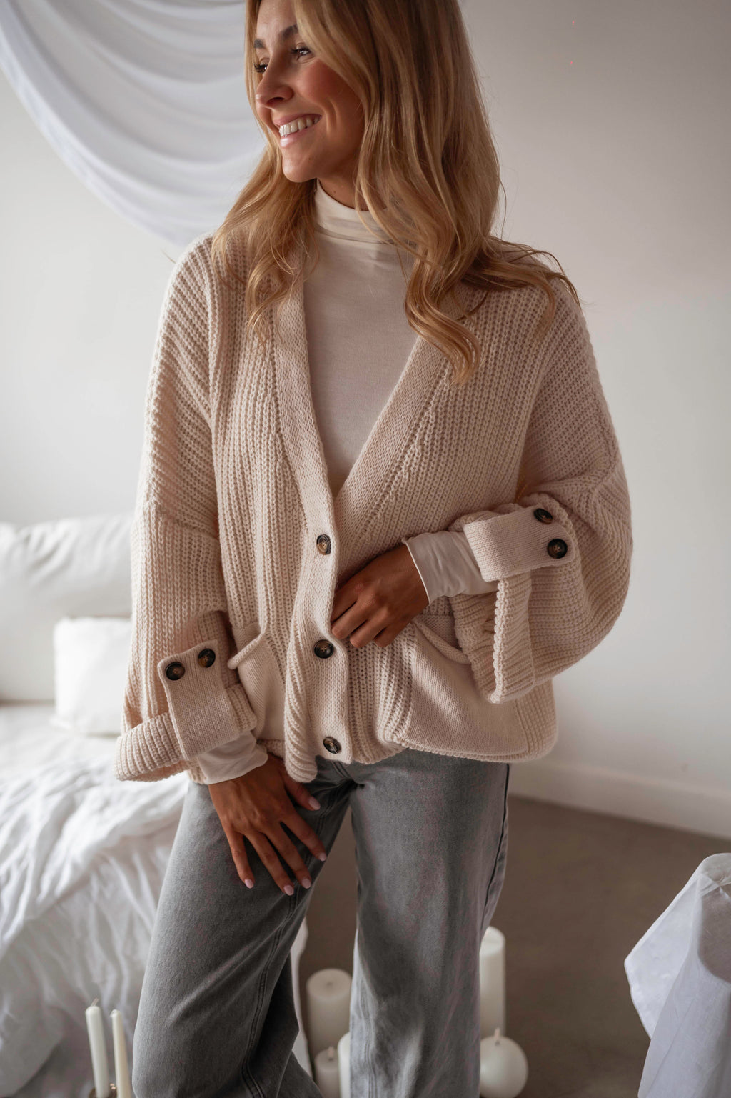 Jylo cardigan - ecru