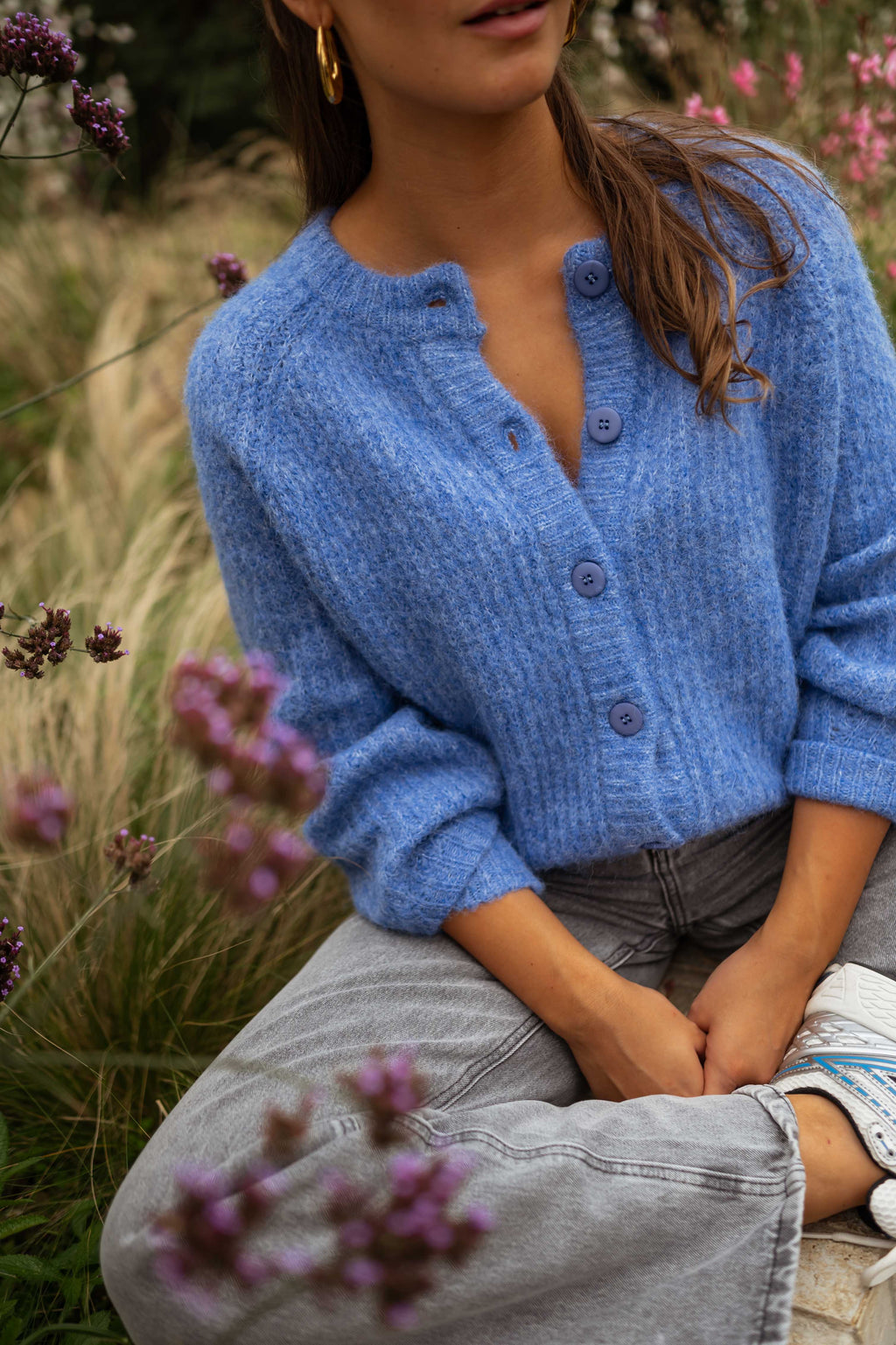 Louna cardigan - blue