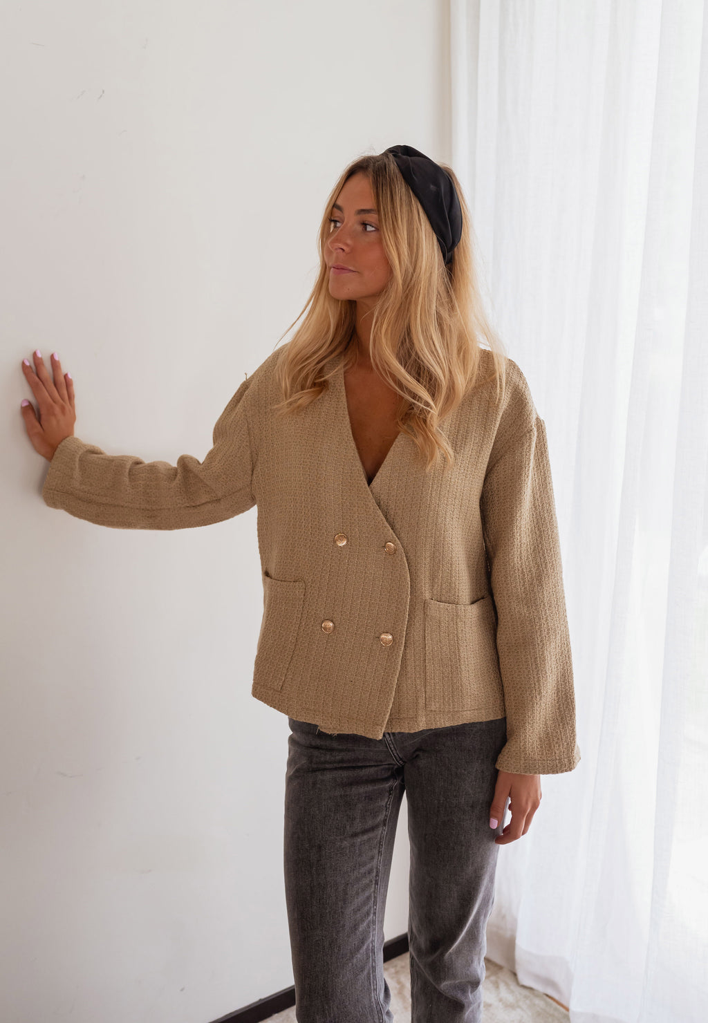 Gilet Tessa - beige foncé