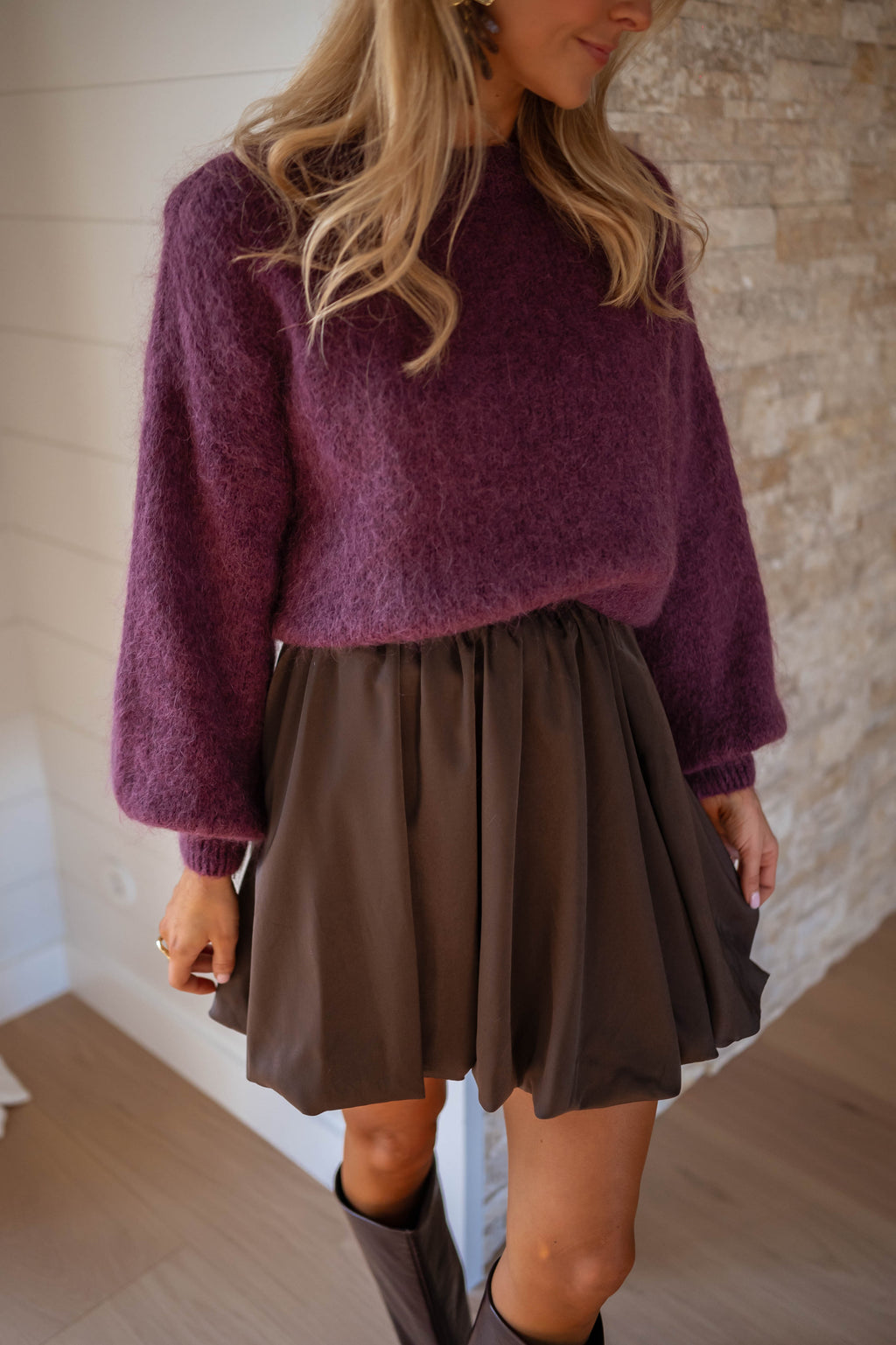 Thoby skirt - chocolate