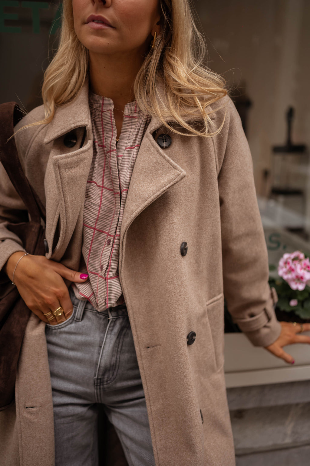 Manteau Jannah - taupe