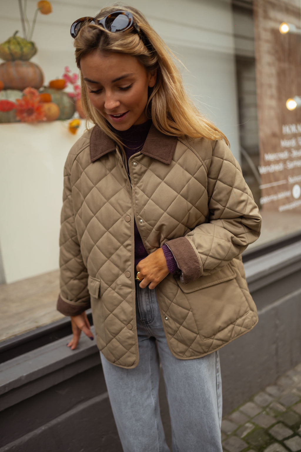 Manteau Paulina kaki