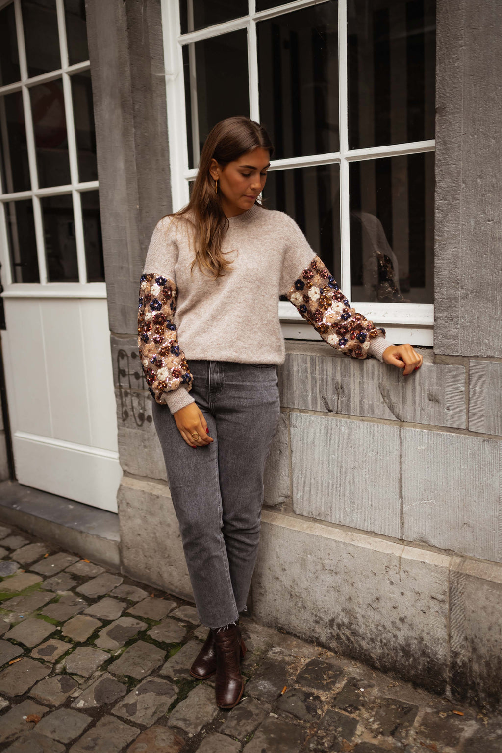 Cécylia sweater - taupe