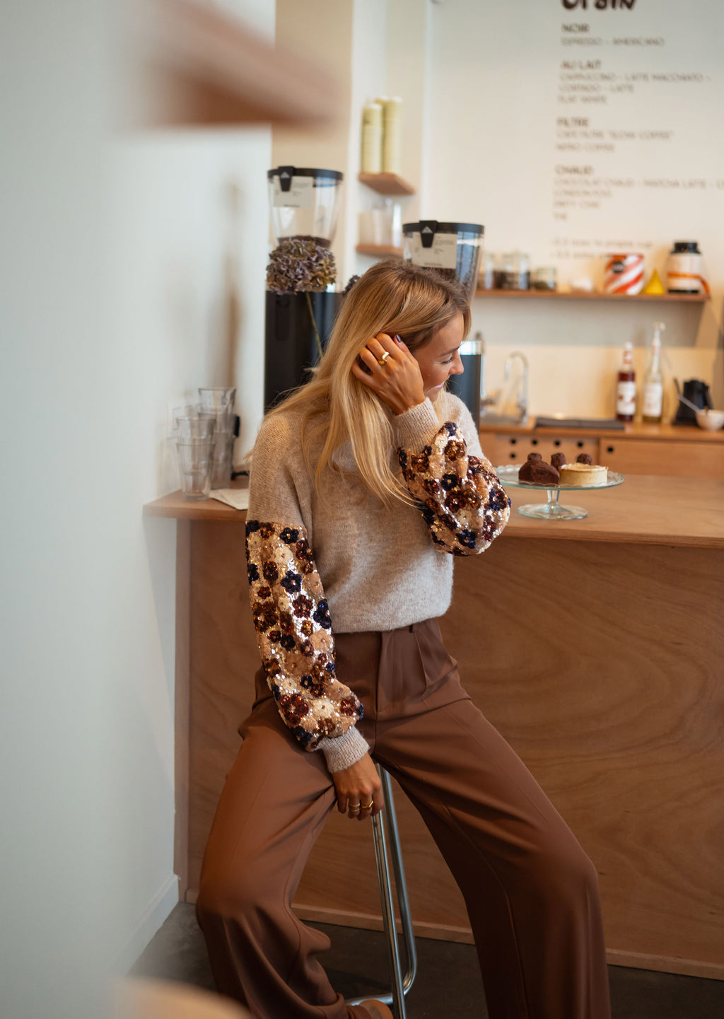 Cécylia sweater - taupe