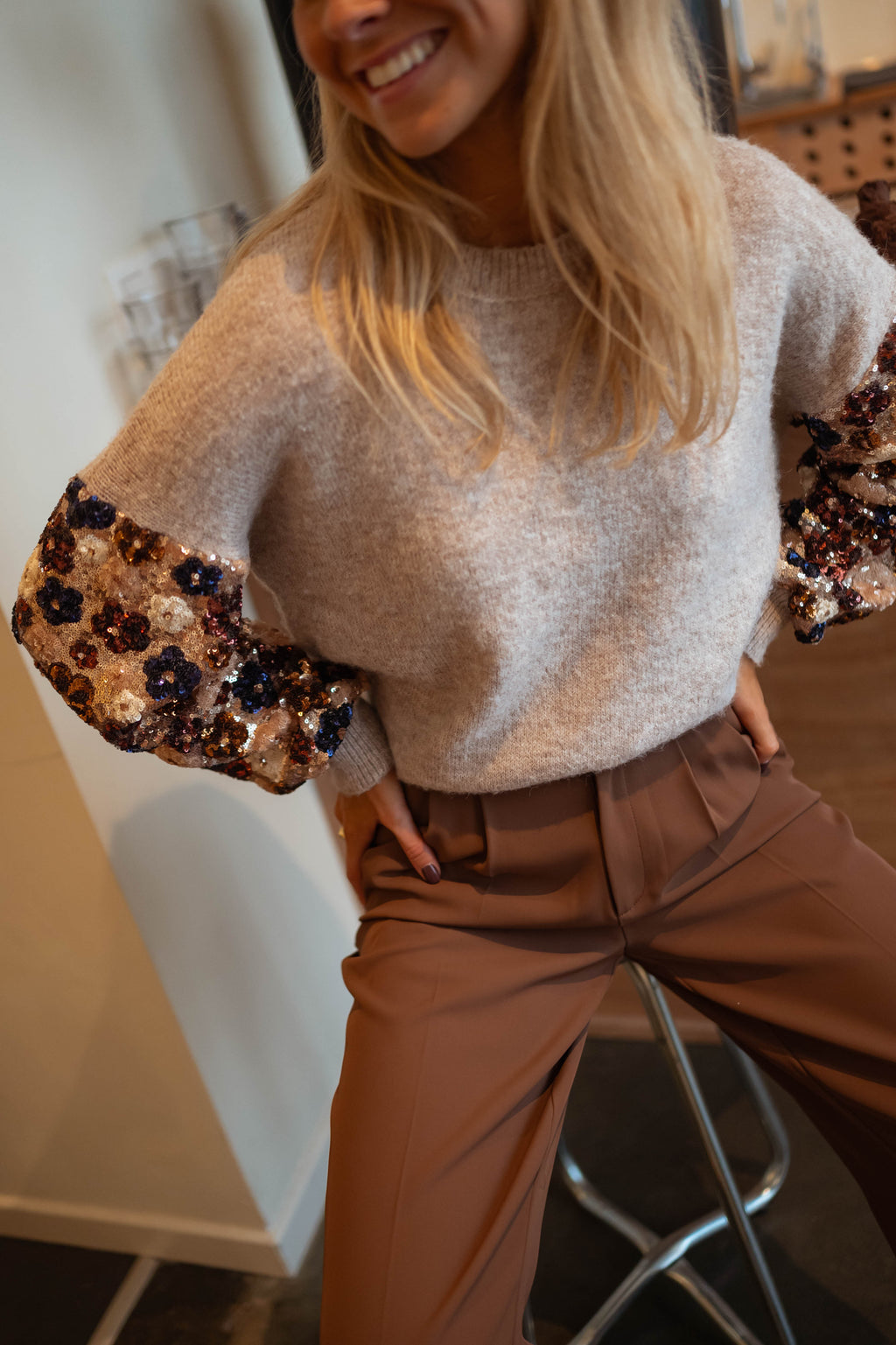 Cécylia sweater - taupe