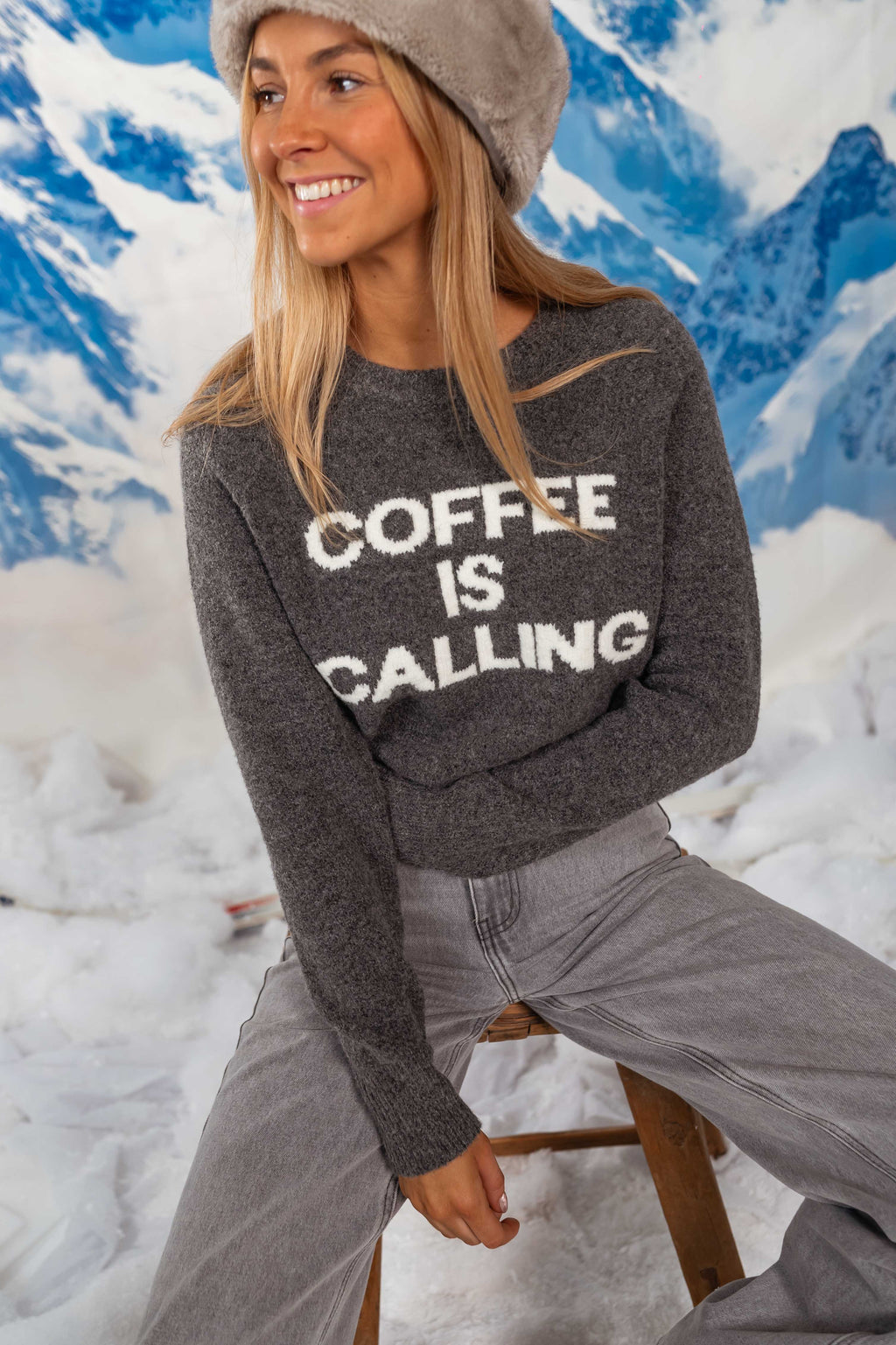 Coffee sweater - grey