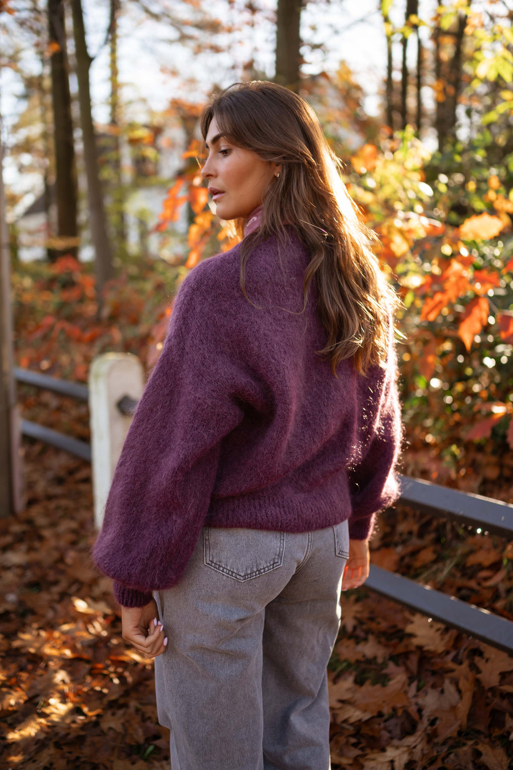 Russel sweater - plum