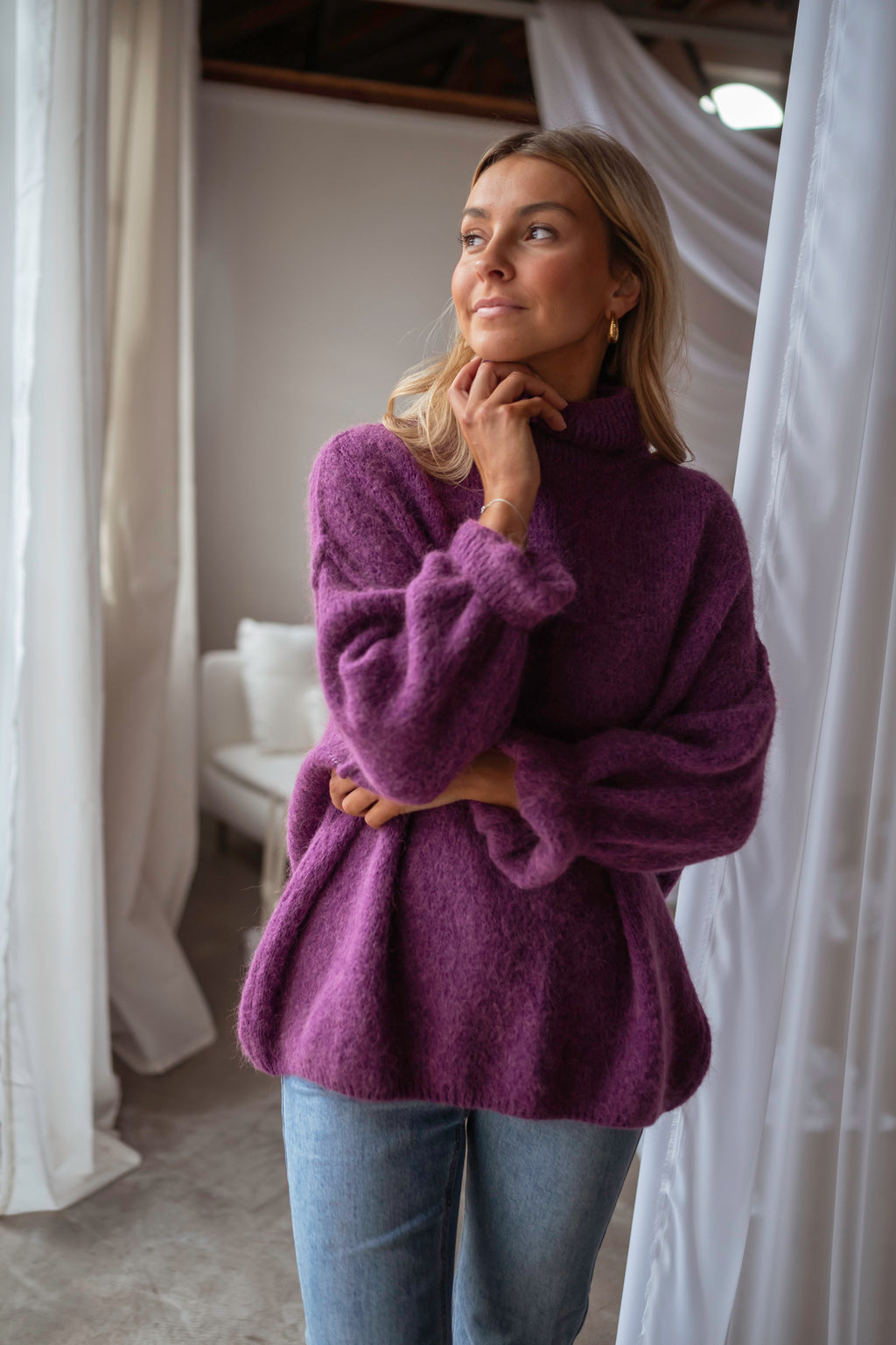 Solia sweater - plum