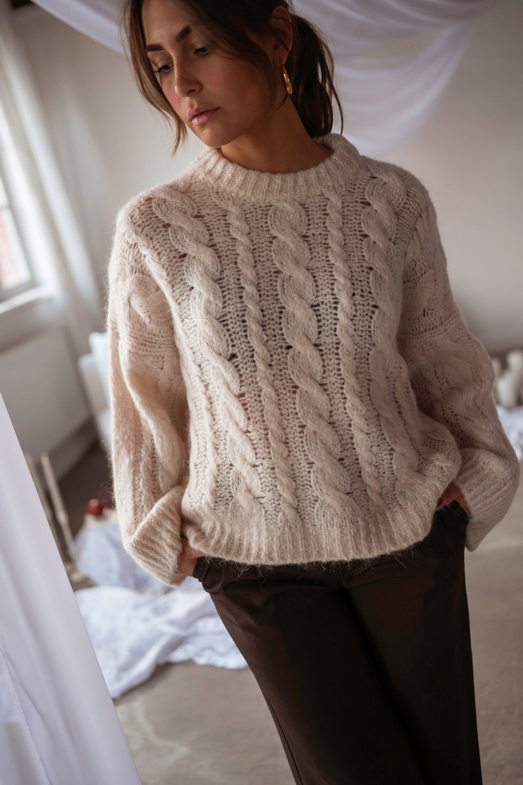 Teodor sweater - ecru