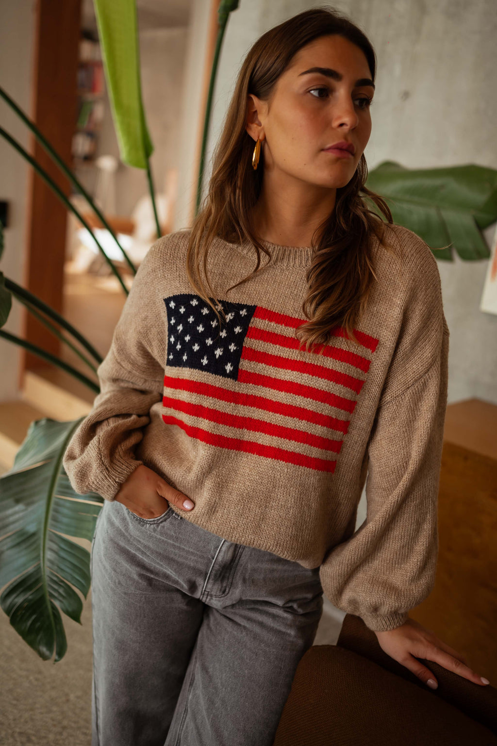 Pull USA - camel