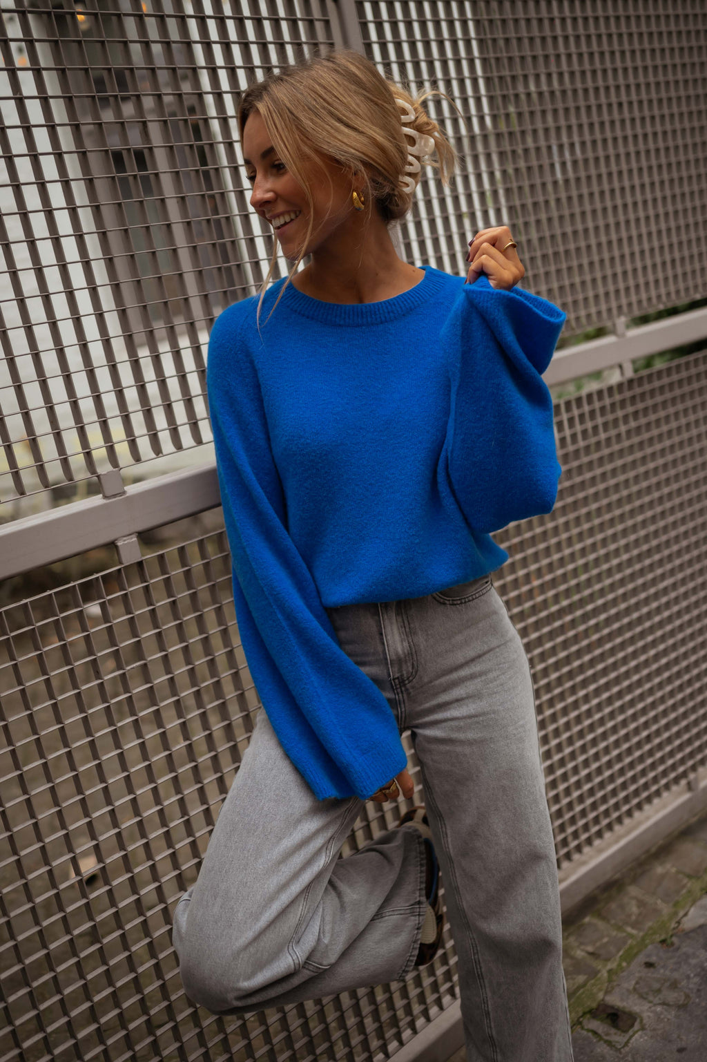 Wallas sweater - blue