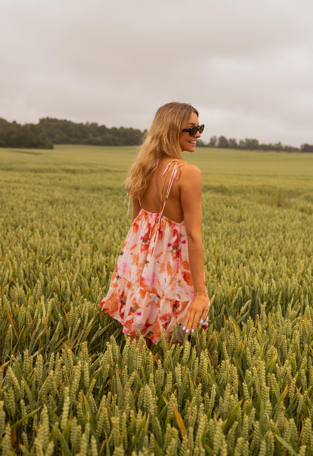 Robe Cécile - à fleurs