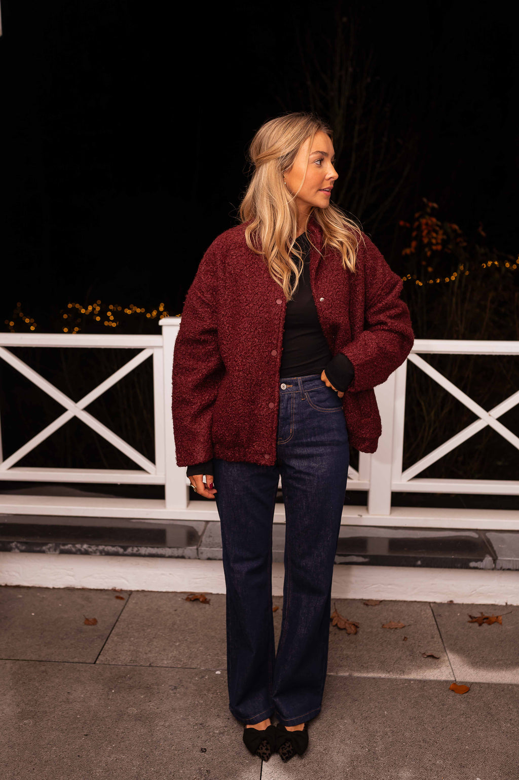 Edmond jacket - burgundy