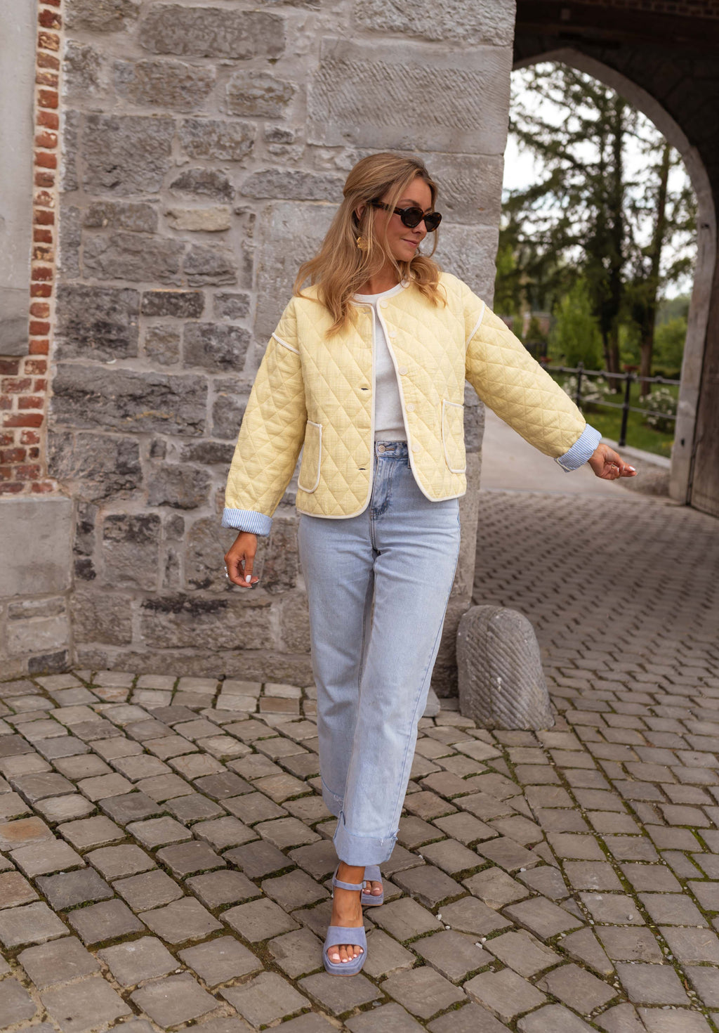 Milaya jacket - pale yellow