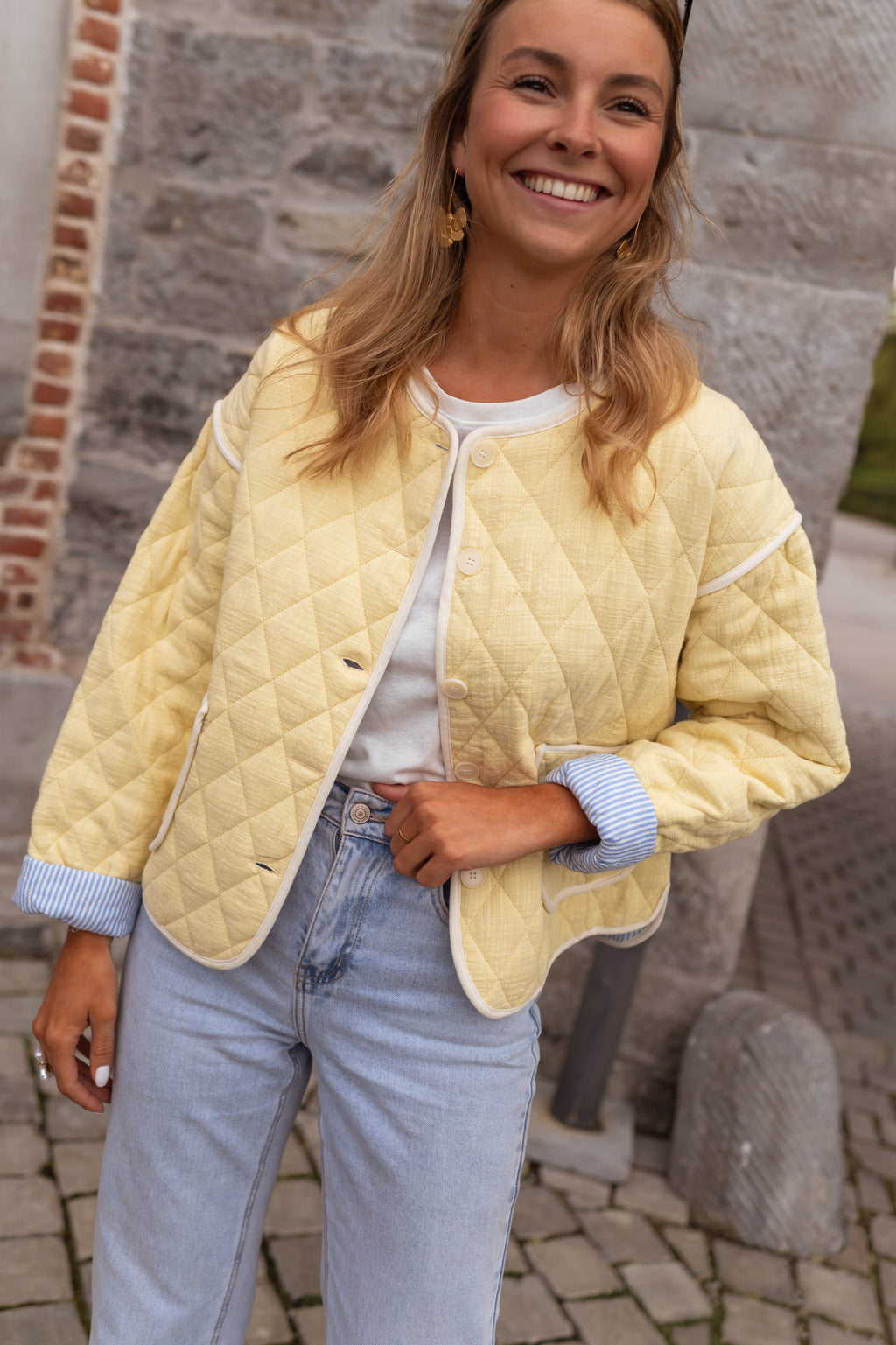 Milaya jacket - pale yellow