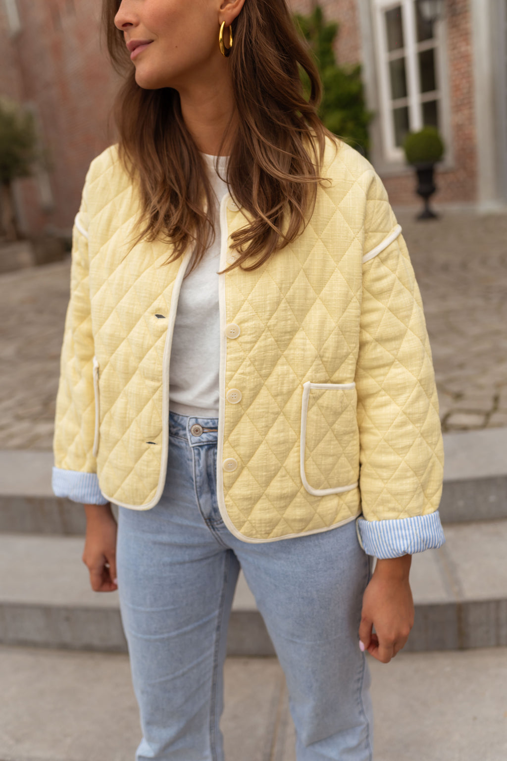 Milaya jacket - pale yellow