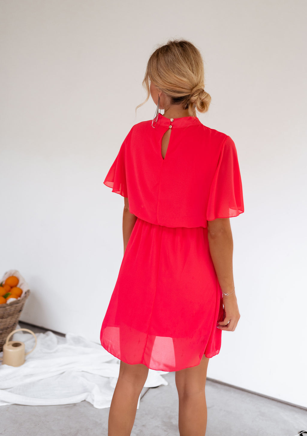 Robe Amandine - framboise