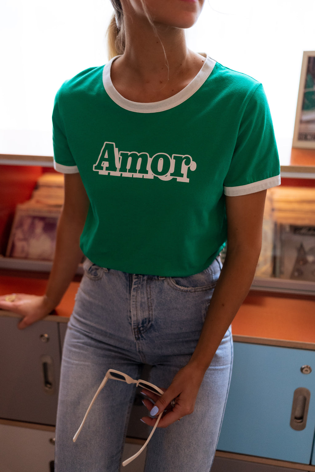 Amor t-shirt - Green