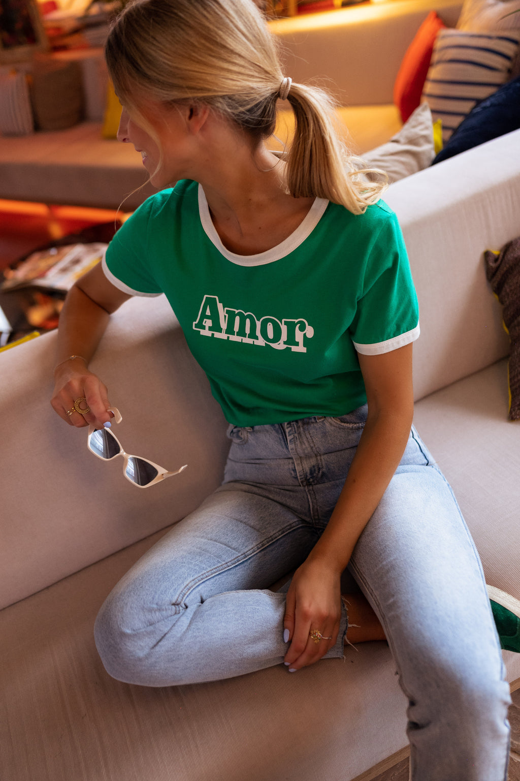 Amor t-shirt - Green