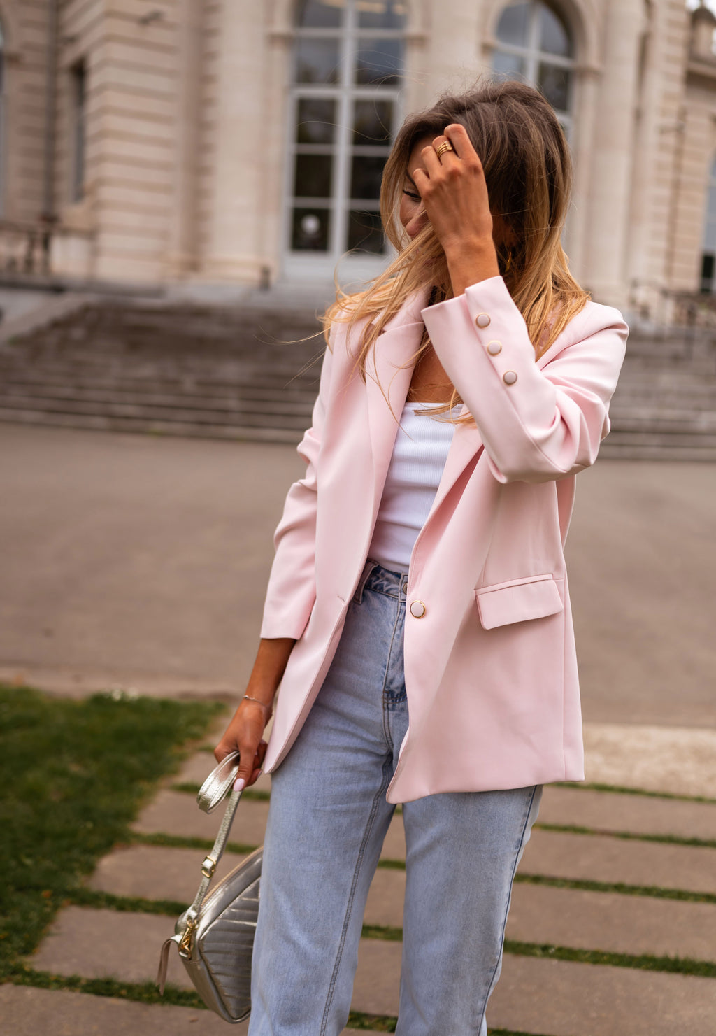 Blazer Aurore - rose poudré