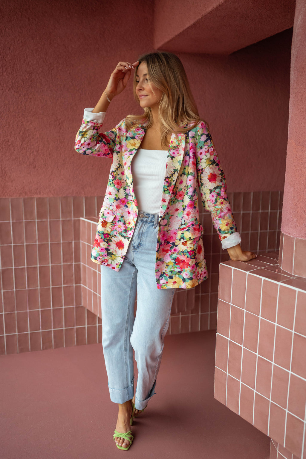 Blazer Loretta - à fleurs