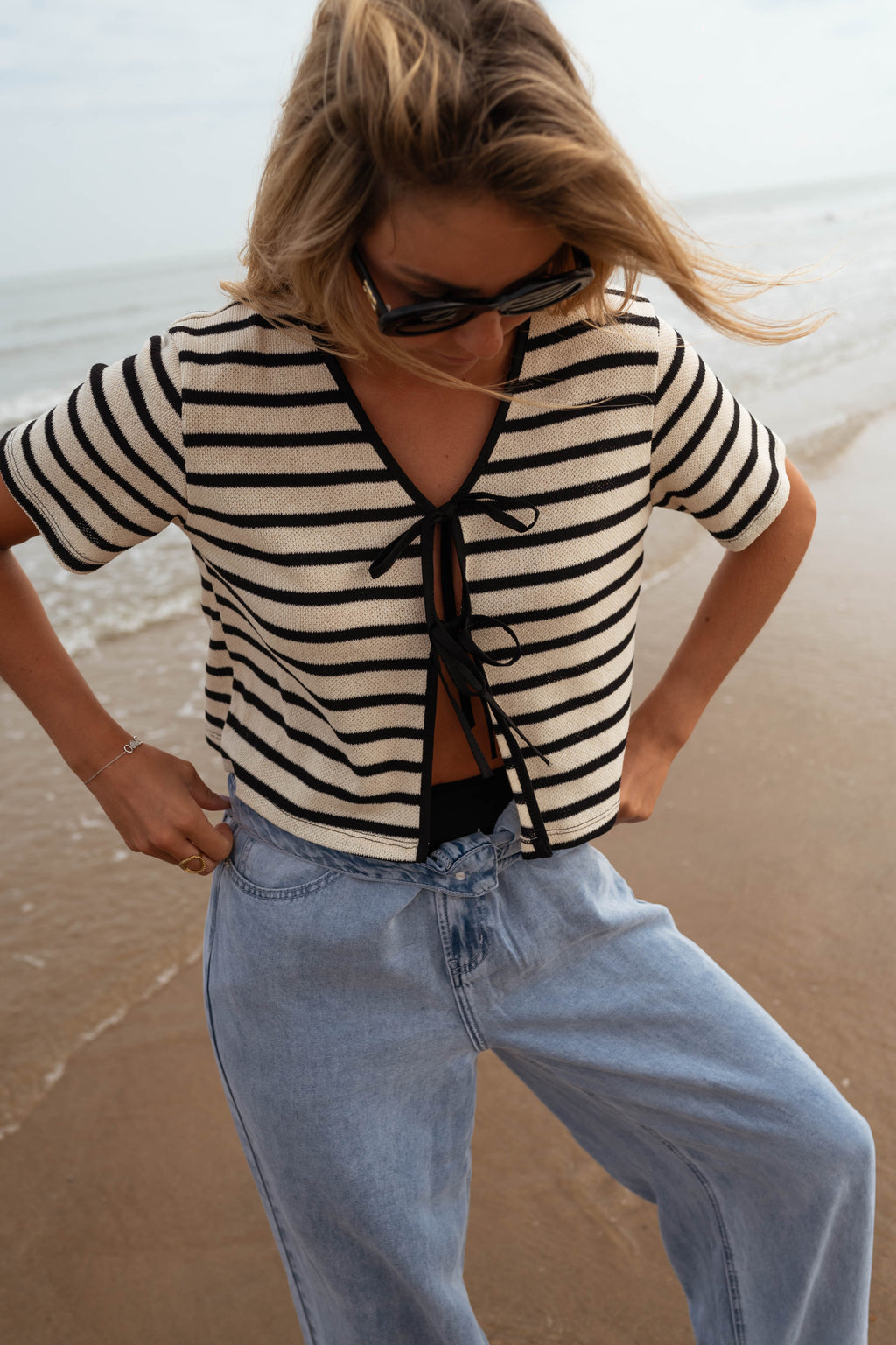 Paloma blouse - with lines