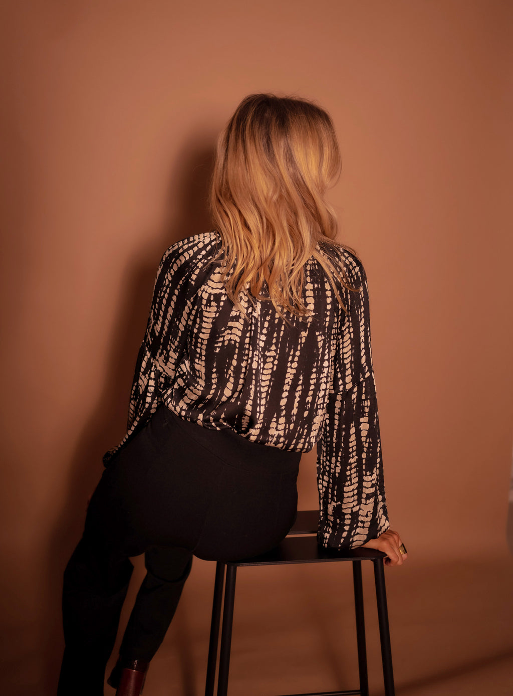 Thiam blouse - Black taupes