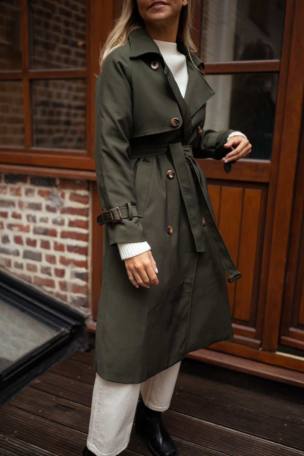 Trench Charline - green