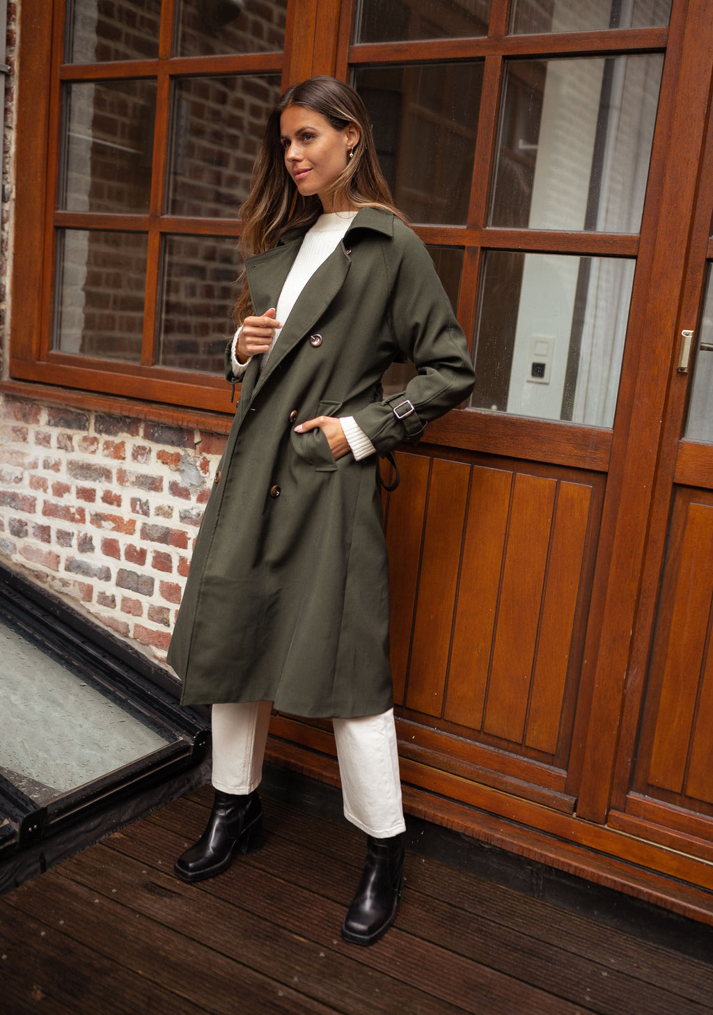 Trench Charline - green