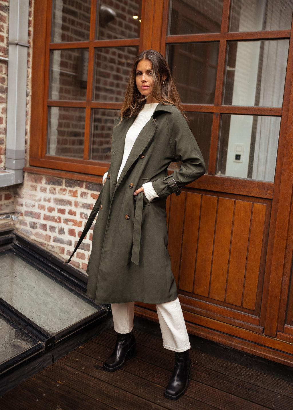 Trench Charline - green