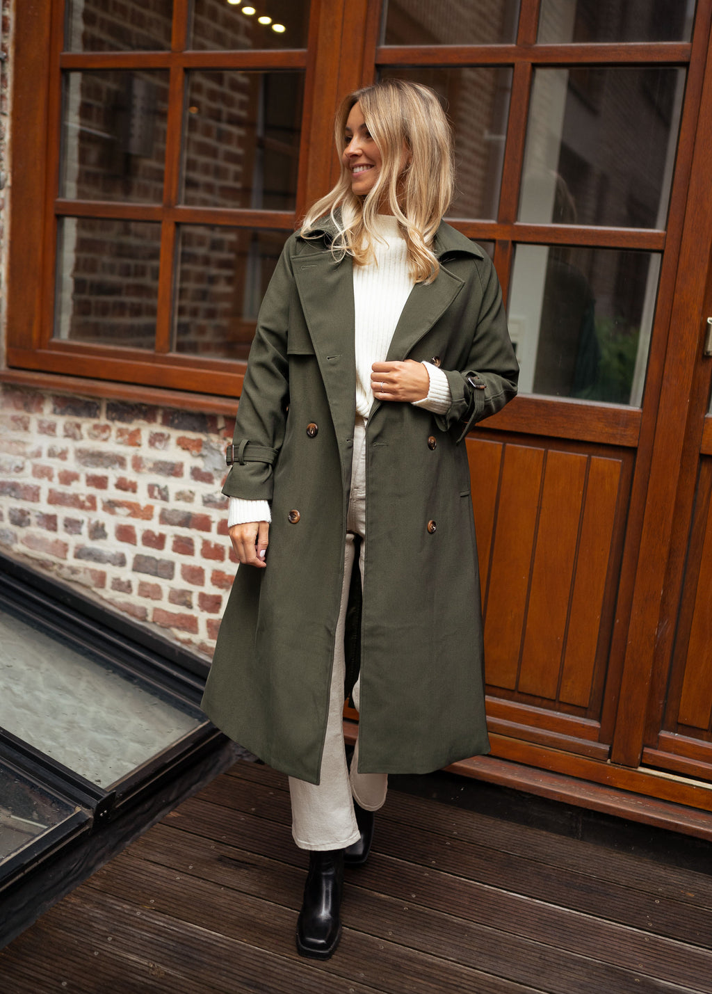 Trench Charline - green