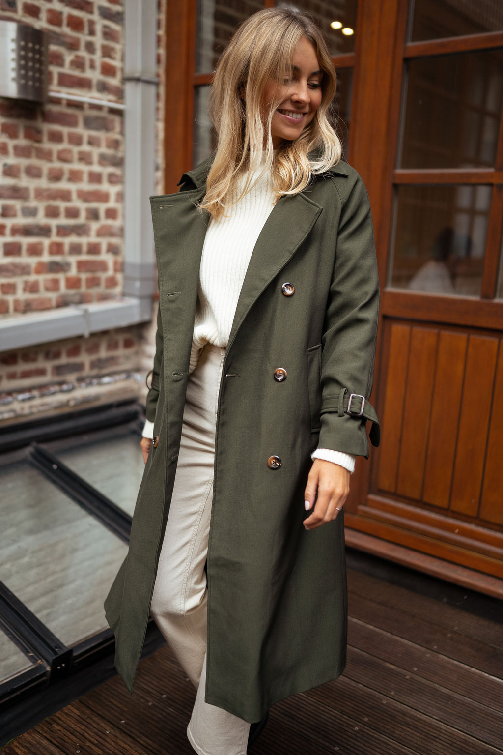 Trench Charline - green