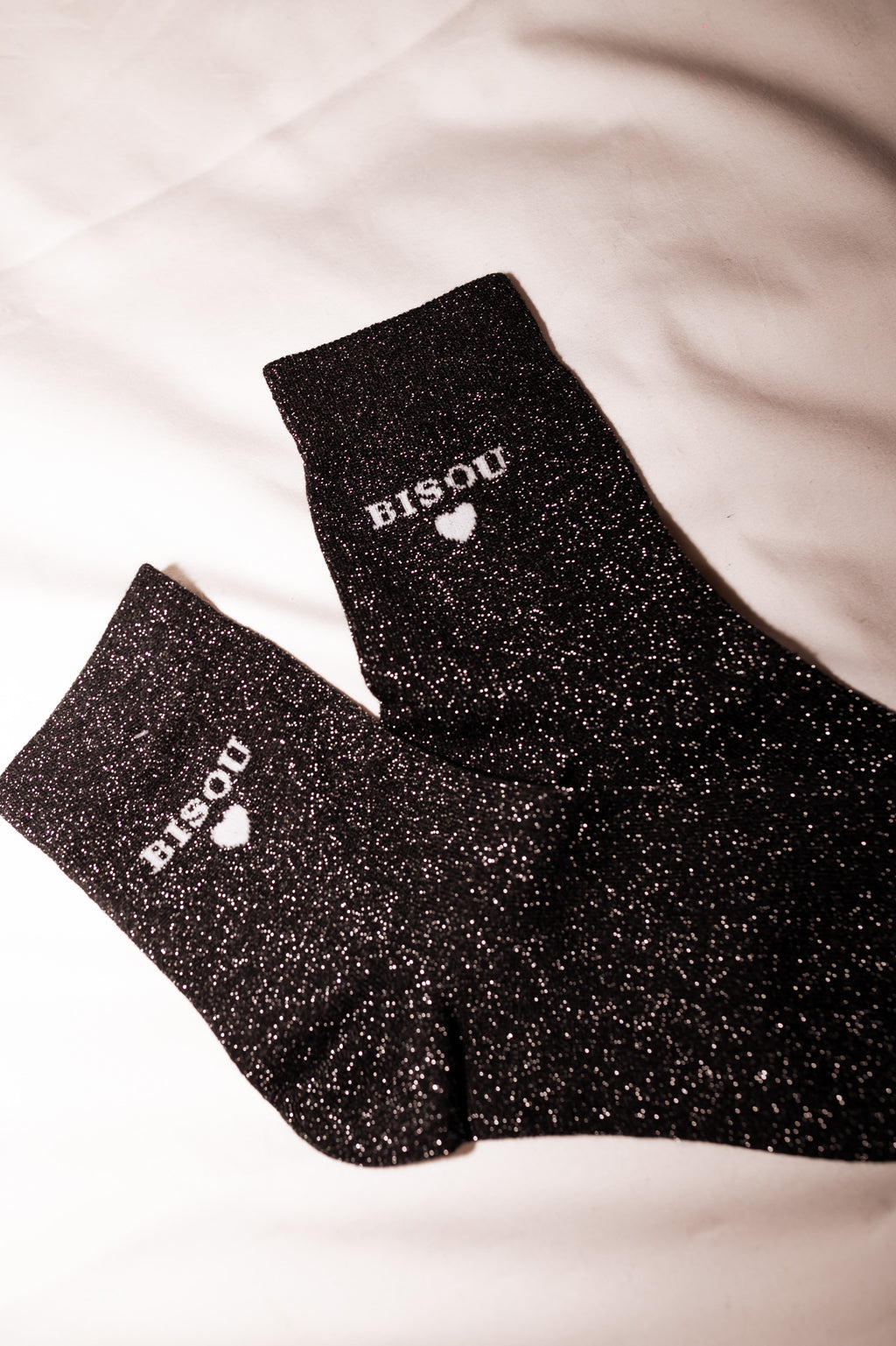 Bisou socks - bright black