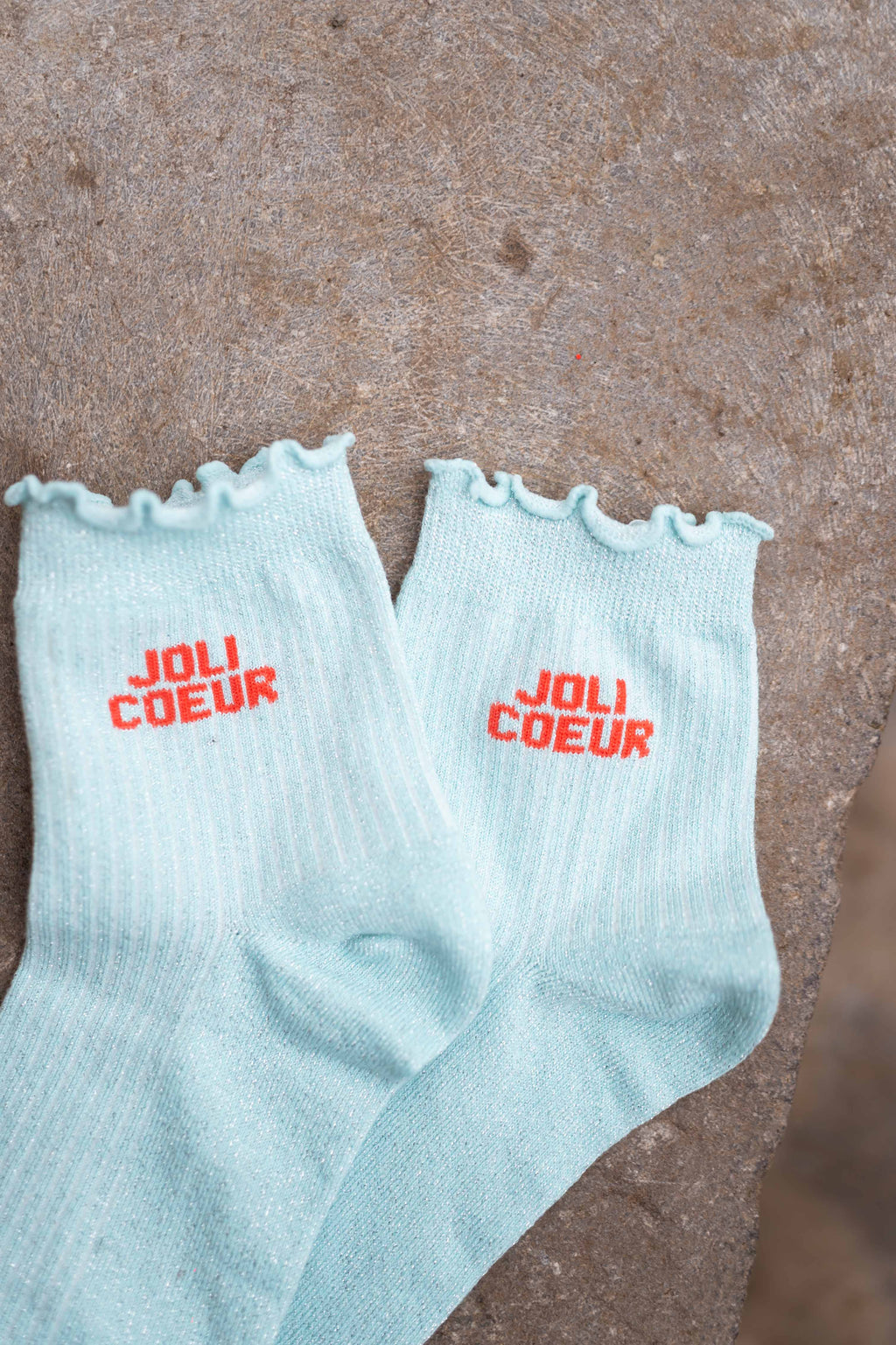 Chaussettes Joli coeur - bleues