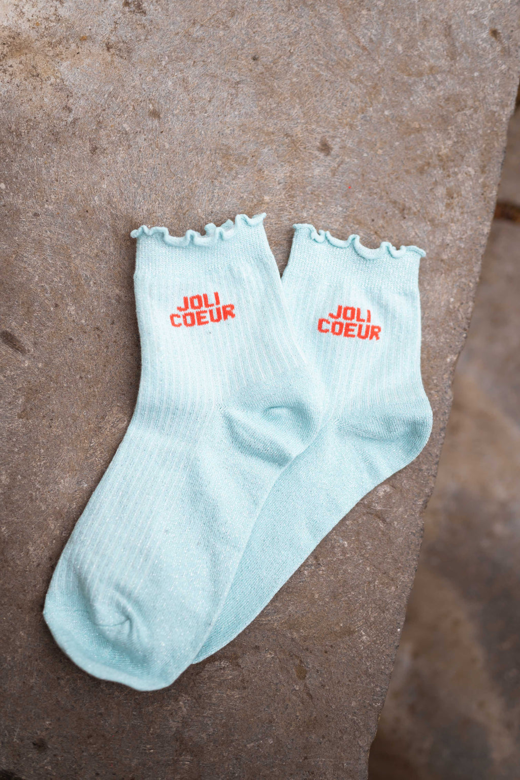 Chaussettes Joli coeur - bleues