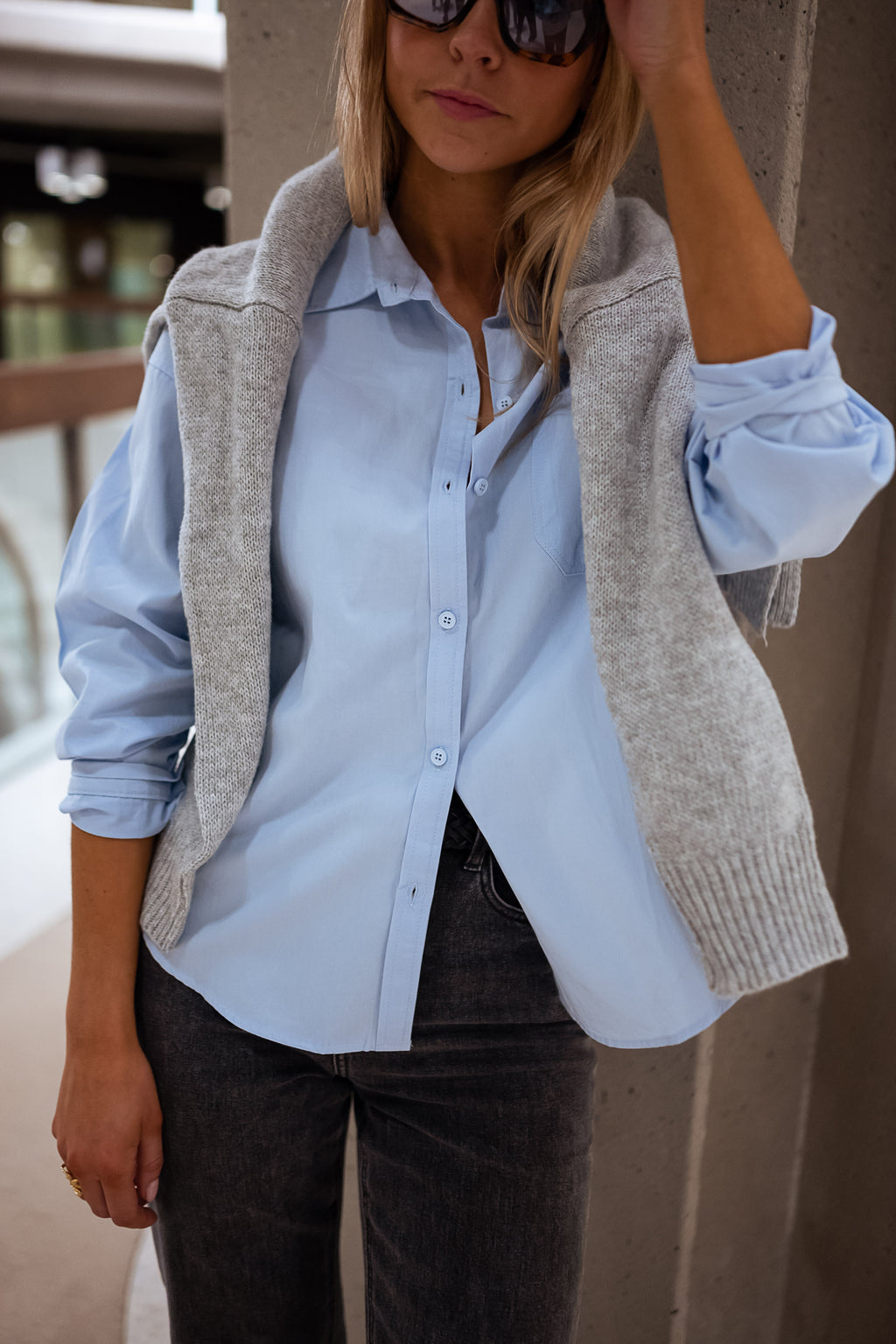 Chemise April - bleue