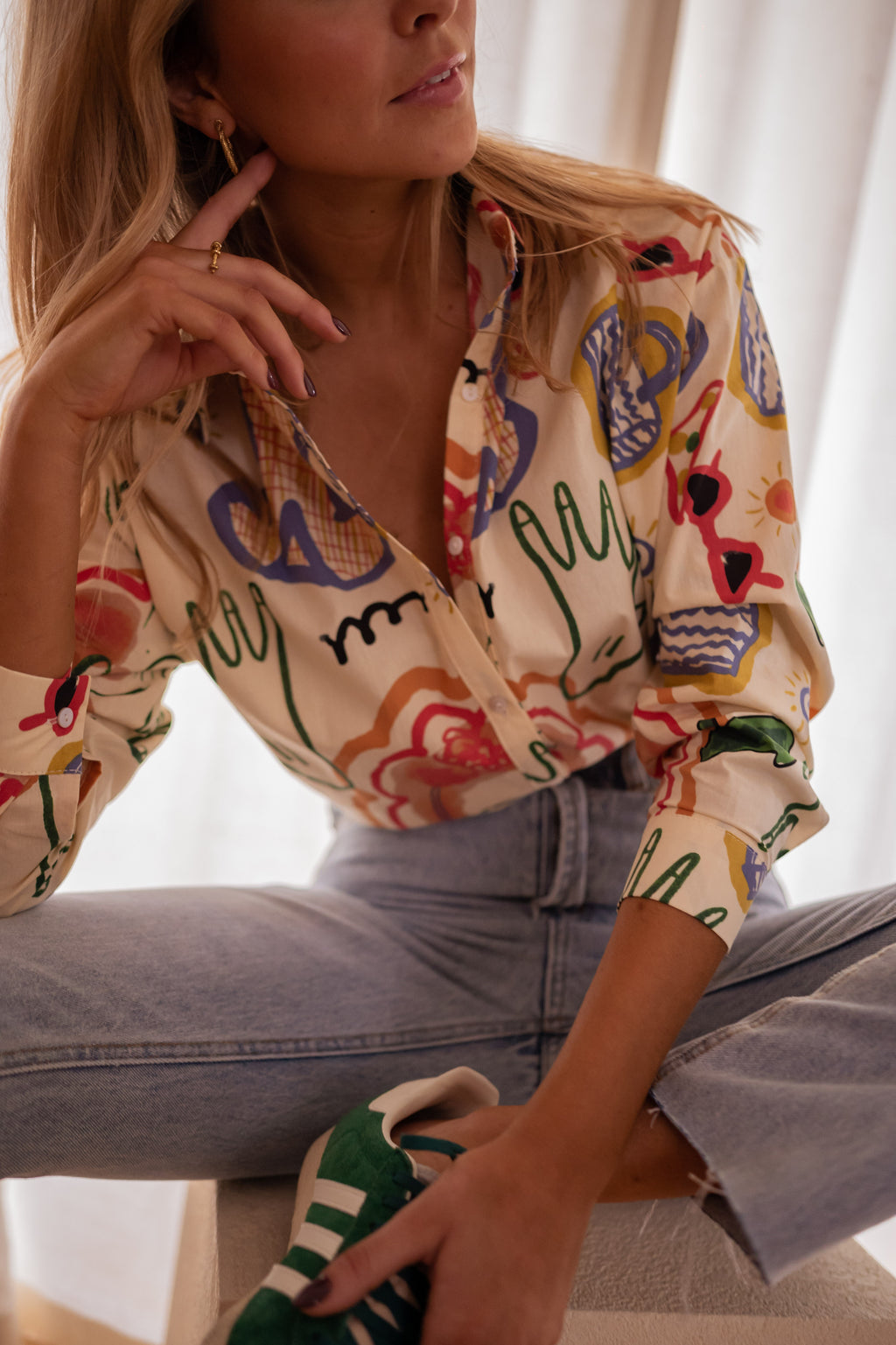 Lou shirt - patterned