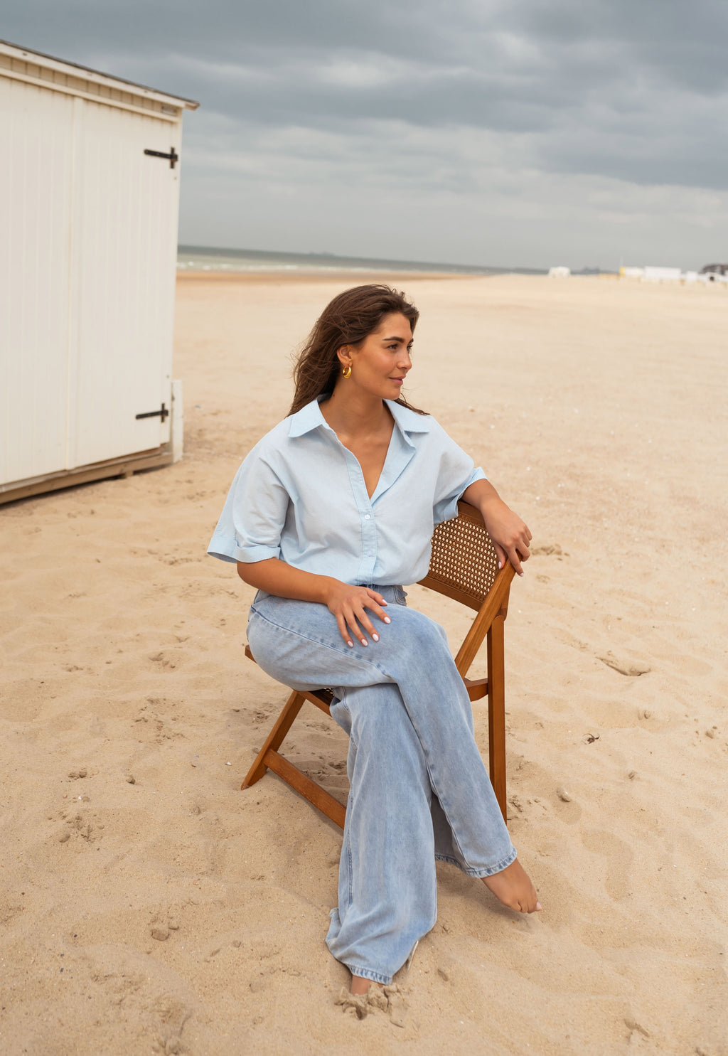 Chemise Nelya - bleue