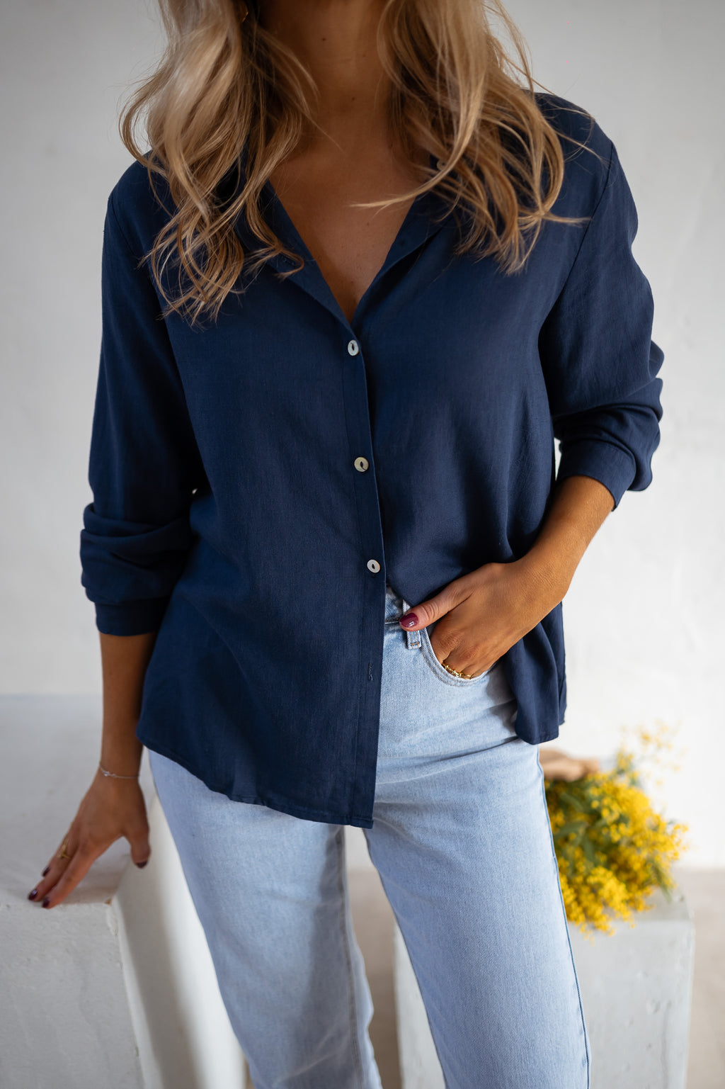 Chemise Sinou - bleue